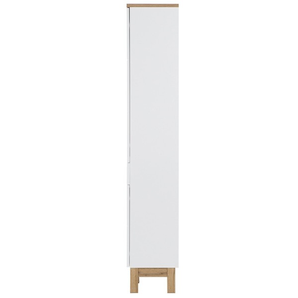 Słupek łazienkowy 35 cm biały połysk BALI WHITE 800