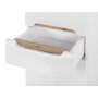Słupek łazienkowy 35 cm biały połysk BALI WHITE 800