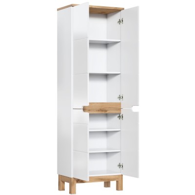 Słupek łazienkowy 60 cm biały połysk BALI WHITE 805