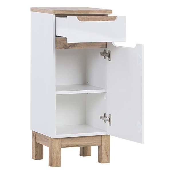 Półsłupek łazienkowy stojący biały połysk BALI WHITE 810