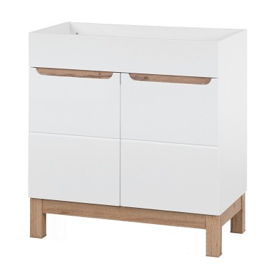 Szafka pod umywalkę stojąca 80 cm BALI WHITE 821