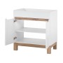 Szafka pod umywalkę stojąca 80cm biały połysk BALI WHITE