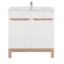 Szafka pod umywalkę stojąca 80cm biały połysk BALI WHITE