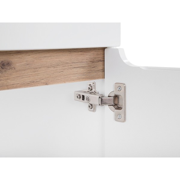 Szafka pod umywalkę stojąca 80cm biały połysk BALI WHITE
