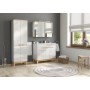 Szafka pod umywalkę biały połysk 50cm BALI WHITE 824