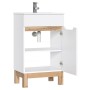 Szafka pod umywalkę biały połysk 50cm BALI WHITE 824