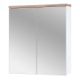 Szafka łazienkowa wisząca z lustrem 60 cm BALI WHITE 840