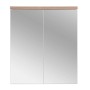 Szafka łazienkowa wisząca z lustrem 60 cm BALI WHITE 840