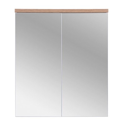 Szafka łazienkowa wisząca z lustrem 60 cm BALI WHITE 840