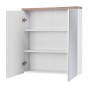 Szafka łazienkowa wisząca z lustrem 60 cm BALI WHITE 840
