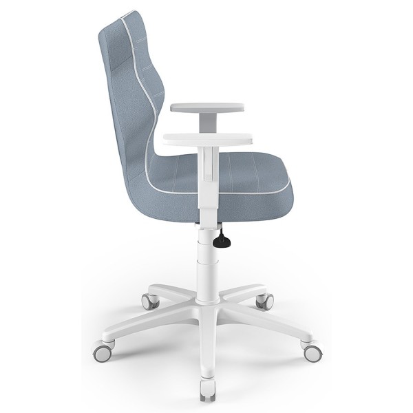 Fotel biurowy do pokoju młodzieżowego Duo White JS06