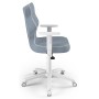 Fotel biurowy do pokoju młodzieżowego niebieski Duo White JS06 rozmiar 5