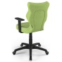 Ergonomiczny fotel młodzieżowy zielony Duo Black VS05 rozmiar 5