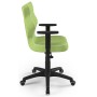 Ergonomiczny fotel młodzieżowy zielony Duo Black VS05 rozmiar 5