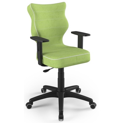 Ergonomiczny fotel młodzieżowy zielony Duo Black VS05 rozmiar 5