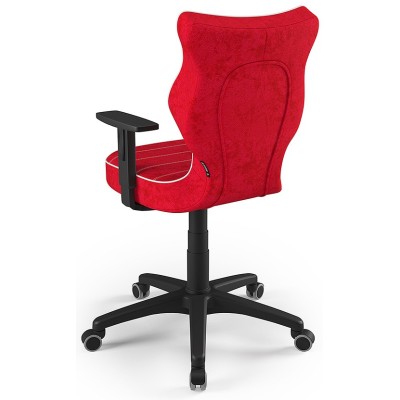 Fotel ergonomiczny do pokoju młodzieżowego czerwony Duo Black VS09 rozmiar 5