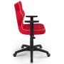 Fotel ergonomiczny do pokoju młodzieżowego czerwony Duo Black VS09 rozmiar 5