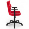 Fotel ergonomiczny do pokoju młodzieżowego czerwony Duo Black VS09 rozmiar 5