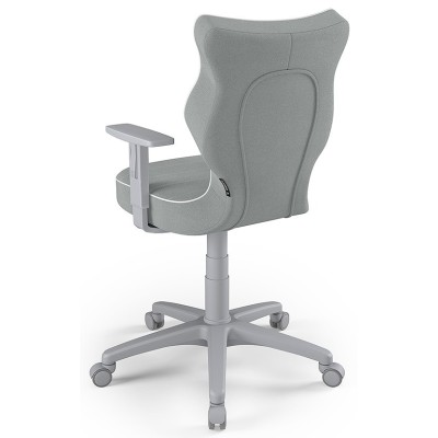 Obrotowy fotel na kółkach szary Duo Grey JS03 rozmiar 5