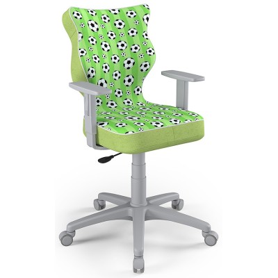 Krzesło do komputera w piłki zielone Duo Grey ST29 rozmiar 5