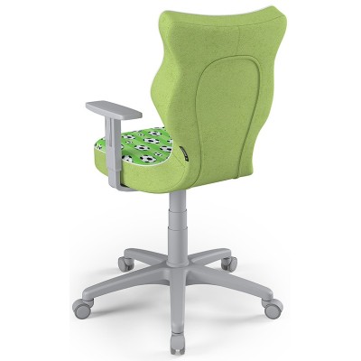 Krzesło do komputera w piłki zielone Duo Grey ST29 rozmiar 5