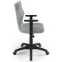 Krzesło młodzieżowe do biurka szare Duo Black JS03 rozmiar 6