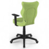 Krzesło do komputera obrotowe zielone Duo Black VS05 rozmiar 6