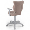 Krzesło młodzieżowe obrotowe różowe Duo Grey JS08 rozmiar 6