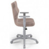 Krzesło młodzieżowe obrotowe różowe Duo Grey JS08 rozmiar 6