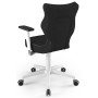 Ergonomiczny fotel biurowy antracytowy Perto White TW17 Entelo