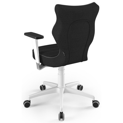 Ergonomiczny fotel biurowy antracytowy Perto White TW17 Entelo