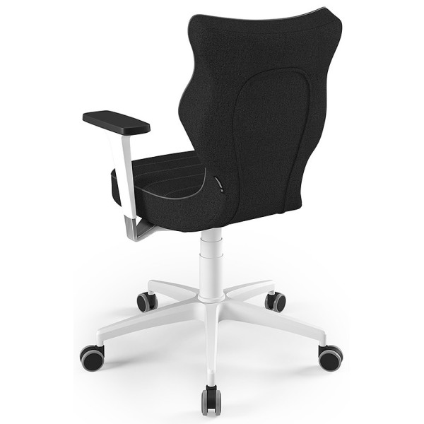 Ergonomiczny fotel biurowy antracytowy Perto White TW17 Entelo